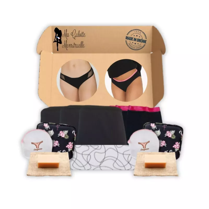 Double box menstruelle Tina et Lucy + 2 kits