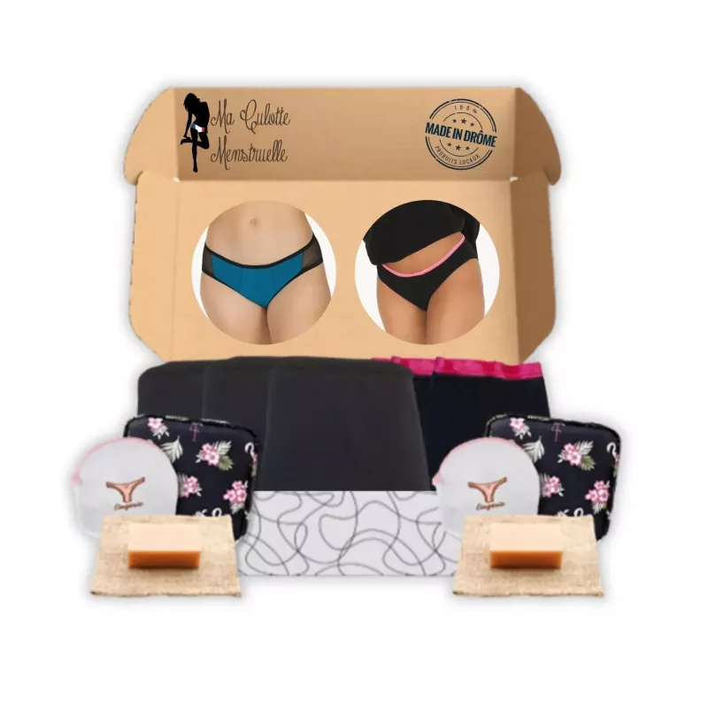 Double box menstruelle Lola et Lucy + 2 kits