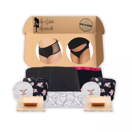 Double box menstruelle Sara et Lucy + 2 kits